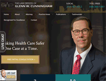 Tablet Screenshot of cunninghamfirm.com